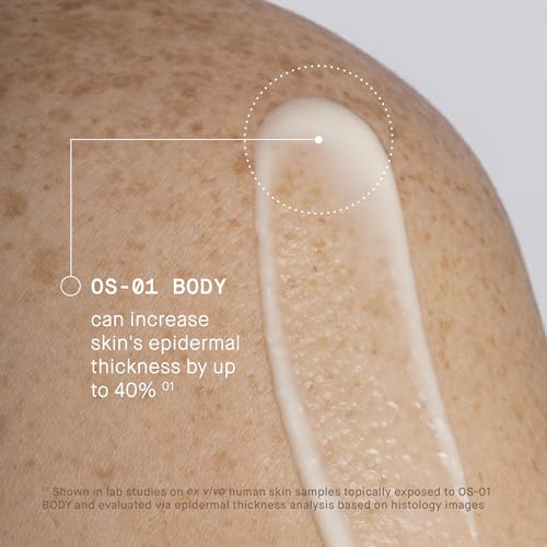 oneskin OS-01 BODY Topical Supplement Moisturizer | Age Reversal, 8.45 Oz | Fragrance-free body moisturizer targets thin, crepey skin. Hydrates, firms the look of skin and supports barrier