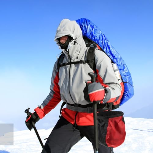 Abaodam Climbing Chalk Bag Waist Pouch Anti-Slip Outdoor Bouldering Powder Storage Pack Adjustable Waist Belt for Gymnastics and Rock Climbing Use
