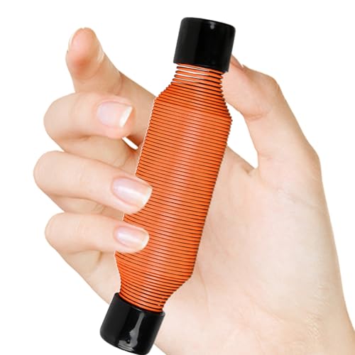 Grip Exerciser Spring Hand Exerciser | Finger Spring Grip Trainer for Home Gym Office Athletic Practice Workout Climbing - color: Orange