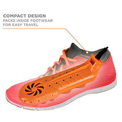DryGuy Travel Dry DX Boot Dryer and Shoe Dryer, Orange & Black