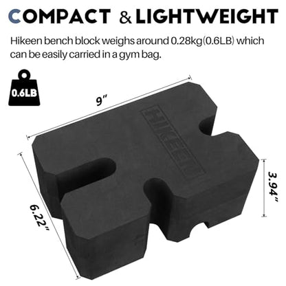 Hikeen Bench Block, Bench Press Block Used for Bench Press Training, 2-5 Boards