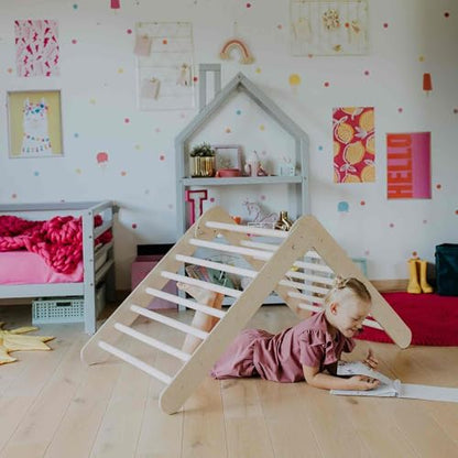 Climbing triangle, Waldorf toys, Climbing triangle, Climbing ladder, Step triangle, Montessori furniture