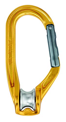Petzl ROLLCLIP A Pulley Carabiner - Non-Locking (Gate Side Opening) - size: Type A (Anchor) - Non-Locking