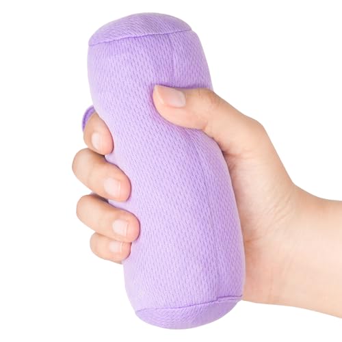Palm Grips, Hand Contracture Cushions, Finger Grips, Finger Splitter, Palm Protector for Hand Contracture, Grip Strengthener Pad for Elderly, Stress Relief, Sweat Resistant, Washable, Purple, S, 1 Pcs - color: Purple-1 Pcs-S