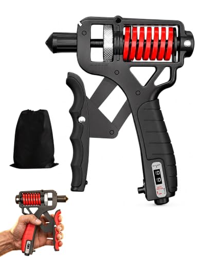 Ergonomic Adjustable H-Grip Hand Trainer | Counting Hand Grip Strengthener for Stress Relief Hand Gripper, Boost Wrist, Forearm & Fingers - color: Mechanical counting-A