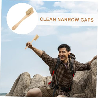 ibasenice Bouldering Brush with Ergonomic Handle and Soft Boar Hair Bristles for Cleaning of Climbing Holds and Outdoor Gear Versatile Durable Climbing Equipment for Use
