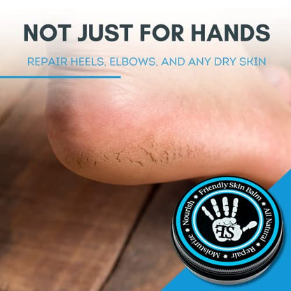 Organic Friendly Skin Balm - Organic Rock Climbing and CrossFit Hand Care for Athletes - Skin Friendly Moisturizing and Repair for Hands, Feet, Elbows and Lips