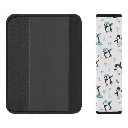 Breathable Seat Belt Shoulder Pad for Adults and Children, Stroller Pushchair High Chair, 2 Pack Animal Penguin Cute Penguins Neck Strap Covers Easy Install (No Tool) - color: Pattern 121