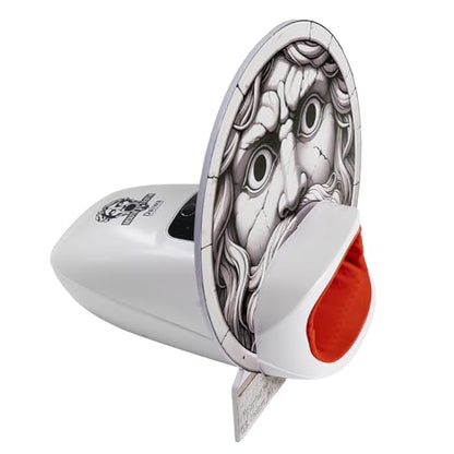 Daiwa Felicity Cordless Hand Massager with Heat and Compression - Wrist and Hand Massager for Arthritis and Carpal Tunnel (Mouth of Truth) - style: Mouth of Truth