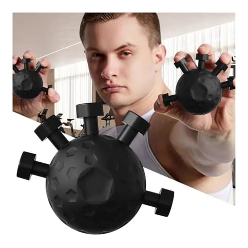 Portable Hand Grip Strengthener, 2Pcs Adjustable Finger Trainer, Hand Exercise Accessories for Climbing, Fitness and Hand Recovery Practice - color: Black