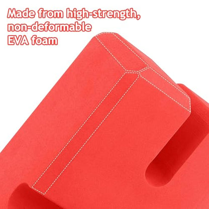 Bench Press Block,EVA Support Grip Pad, Foam Barbell Weight Bar Grip Multiple Angles Training Blocks, for Gym Home Fitness, L