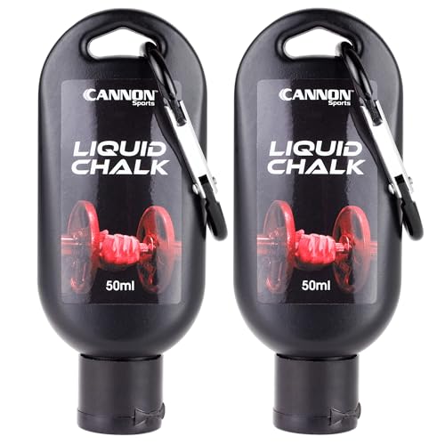 Cannon Sports Liquid Gym Chalk – Pro Non-Slip & Sweatproof Grip – Quick Dry Mess-Free Hand Chalk for Weightlifting, Powerlifting, Rock Climbing, Gymnastics, Pole Dancing & Training
