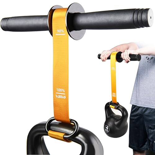 VAIIO Forearm Strengthener and Wrist Roller with Quick Locking Mechanism - Durable PVC Anti-Slip Grip Handles - Perfect for Men and Women - Ideal for Hand, Wrist, and Forearm Strength Training - color: Yellow Plus