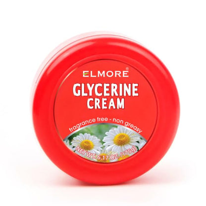 ELMORE Thick Soothing Dry Hand Cream – 42% Glycerin for Intense Moisture & Hydration | Chamomile Extract to Calm, Soothe & Restore Dry, Cracked Skin | Fast-Absorbing & Non-Greasy
