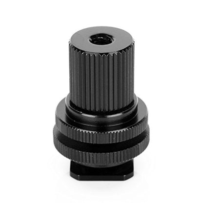 2Pack ChromLives Tripod Nut Barrel Nut Connection Nut with 1/4''-20 Thread Hole for Articulating Magic Arms Tripod Rigs Replacement - size: 2pack tripod nut