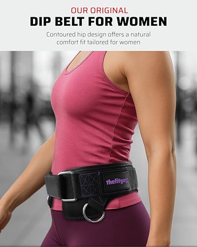 THEFITGUY Women's Complete Weighted Training Package – Weight Plate Backpack, Hip-Contoured Dip Belt and Dumbbell Loading Straps