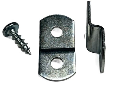 Canvas Clips for Picture Framing Screws Included 15 per Pack ( Choose Your Offset Size ) by E.H.C. (1/8" Offset) - size: 1/8" offset