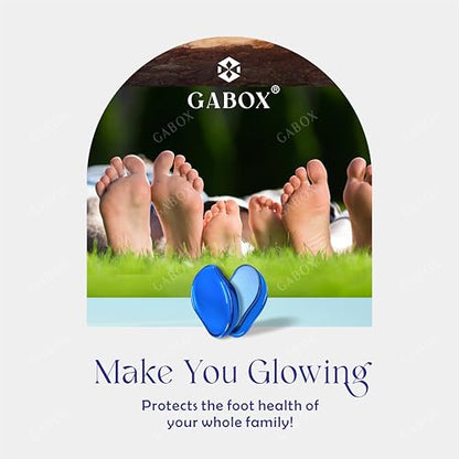 GABOX Nano Glass Pro Foot File, Feet Callus Remover, Dead Skin Exfoliator | Heel & Foot Scrubber, Pedicure SPA Tool for Women & Men, Removedor de Callos en Los Pies, Crystal Blue - style: Crystal Blue