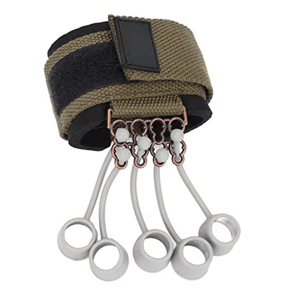 Finger Stretcher Extensins Finger Exerciser with Adjustable Wrist Strap - Silicone Hand Grip Strengthener for Training, Suitable for Rock Climbing, Guitar, Tennis and More - size: 20lb