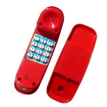 Simhoa Pretend Phone Telephone Children’s Equipment Outdoor Climbing Frame Accessories PP Material Suitable for Playground Treehouse, Red - color: Red