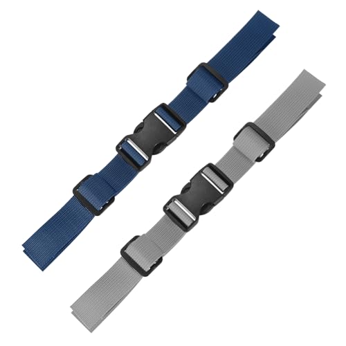 Backpack Chest Strap Adjustable Sternum Straps Use for Backpack Replacement & Hiking & Jogging - color: Navy Blue & Grey