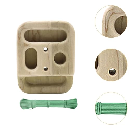 SM SunniMix Climbing Hangboard with Fingerboard Strength Training Equipment Portable Wooden Material Suitable for Home Climbing Gym RVs