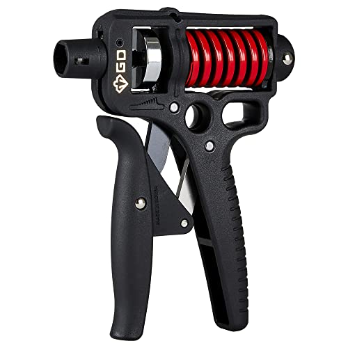 GD Grip Strength Trainer (Premium Adjustable Grip Strengthener for Forearm Training) Wrist and Forearm Strengthener