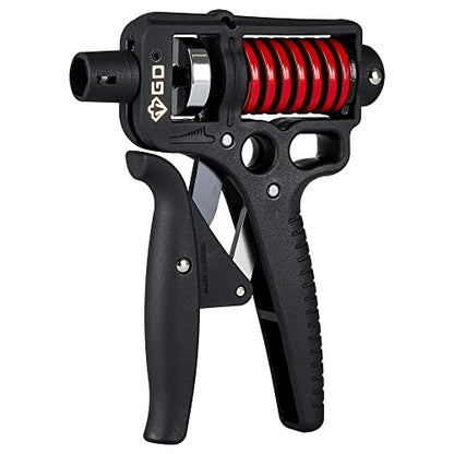 GD Grip Strength Trainer (Premium Adjustable Grip Strengthener for Forearm Training) Wrist and Forearm Strengthener