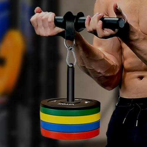 Weight Loading Pin with Carabiner, Fitness Weight Lifting Pin fit 1 inch Standard / 2 inch Olympic Weight Plates Pulley Cable System Attachment for Home Gym Muscle Strength Training (Olympic) - color: 1 inch Standard