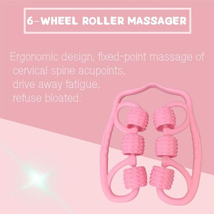 The six-wheelmuscle Roller， Forearm and Calf Rollers can Relieve Muscle Tension and Promote Recovery. It is Highly Suitable for Massaging Areas Such as the arms, Wrists, Neck and Calves.