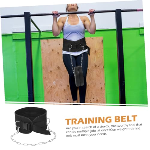 VICASKY Weight Lifting Dipping Belt with Chains for Resistance Training Adjustable Heavy Duty Muscles Workout Equipment for Men Suitable for Bodybuilding and Strength Training