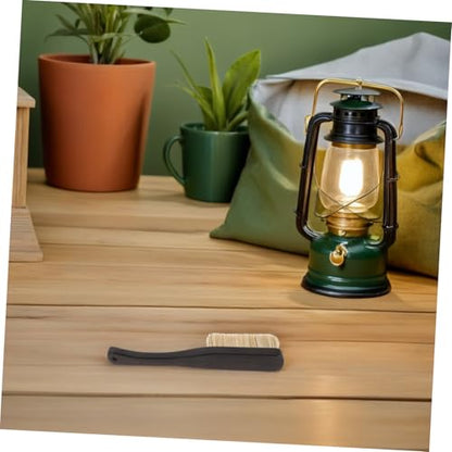 Outanaya Outdoor Climbing Chalk Brush with Boar Hair Bristles and Ergonomic Wood Handle, Lightweight Design for Excellent Grip, for Cleaning Natural Rock Holds During Workouts and Outdoor