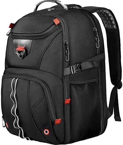 Z-MGKISS Large Travel Backpack for Men&Women,18.4 Inch Laptop backpack | Travel Backpack for Men Women，Airline Approved Luggage Bussiness Backpack, Laptop Backpacks, Black - color: Black-2, size: 18.4IN