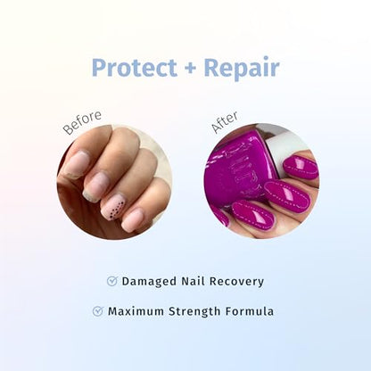 Duri Rejuvacote 1 Nail Growth System + 154N Bewitched Neon Orange Matte Nail Polish Bundle - Nail Strengthener & Bold Matte Color Duo, Statement Neon Manicure Set, 0.45 Fl Oz Each - color: Bewitched + Rejuvacote 1 (Pack of 2)