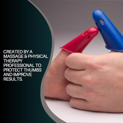 Thumbsavers Advance Massage Tool for Deep Tissue and Trigger Point Massage – Joint Support for Massage Therapists, Chiropractors and Physical Therapists – Hand Protection Aid (Small (Set of 2)) - size: Small (Set of 2)