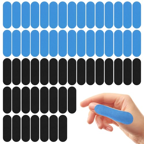 ‌Bowling Thumb Tapes Bowling Sport Accessories Bowling Finger Protection Tape for Men Women - color: 70Pcs Black+70Pcs Blue