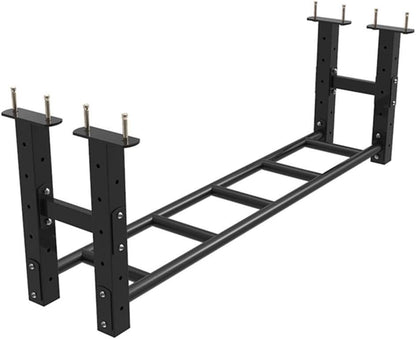 Wall-Mounted Pull-Up Bar – Steel Indoor/Outdoor Climbing Frame, Multifunctional Strength Training Equipment, 2 Styles Available