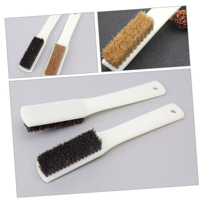 Veemoon 4pcs Rock Climbing Brush Thick Boar Hair Bristles and Sturdy Handle for Cleaning of Climbing Holds and Rocks Portable Walnut Cleaning Tool