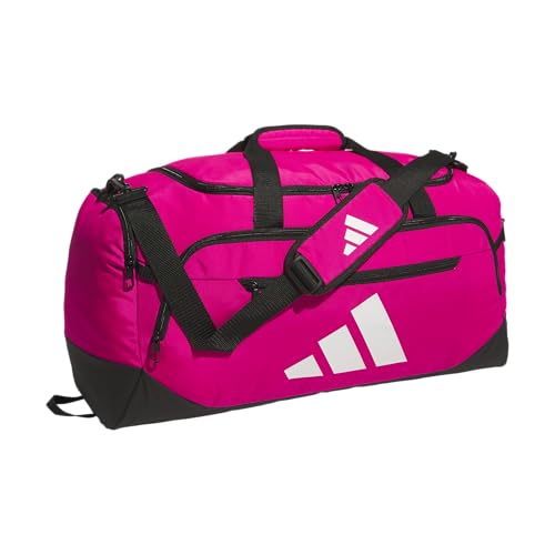 adidas Defender 5 Duffel Bag for Sports, Gym and Travel, Team Shock Pink 2, OSFA - color: Team Shock Pink 2/Medium 59L, style: Medium 59l