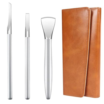 Ingrown Toenail Removal Kit, Pedicure Tools Kit Professional Knife Set Stainless Steel Ingrown Toenail Tool Foot Care Tools Nail Cuticle Remover (3 Pcs Set) - color: 3 Pcs Set