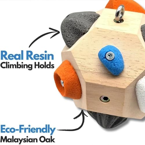Handcrafted Boulder Block,Boulder Balls 3D Climbing Ball Rock Build Strength and Precision,Basic Climbing Ball,Gift for Mountain Climbing Present