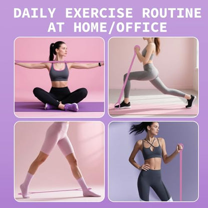 Figure 8 Fitness Resistance Band, Arm Back Shoulder Exercise Elastic Rope Stretch Fitness Band, Exercise Equipment for Yoga, Pilates,Physical Therapy,Stretching（3 Pack）