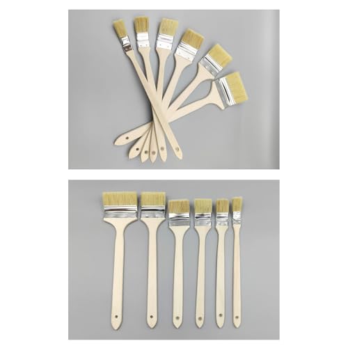 Tool with Comfortable Wooden Grip for Deeply Long Curved Head Scrub Brush Extended Reach Extension - size: D