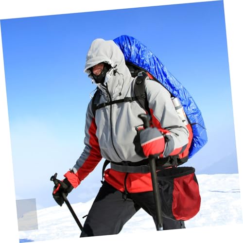 Chalk Bag for Climbing Adjustable Waist Bag Zippered Pockets Sturdy Waterproof Outdoor Chalk Powder Holder for Bouldering and Weightlifting