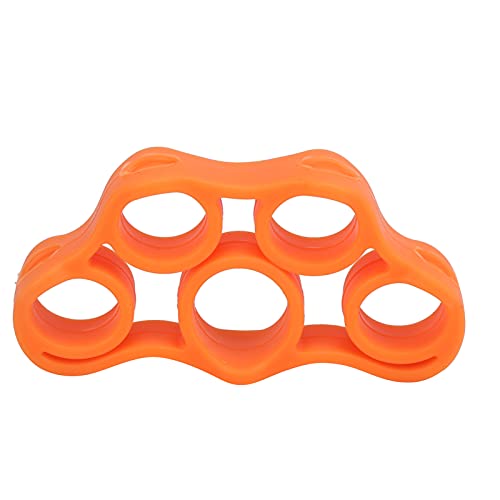 RiToEasysports Finger Trainer Hand Strengthener Finger Exercise Stretcher Exerciser Band Silicone Washable for Wrist Flexibility Hand Strength Guitarist Musician