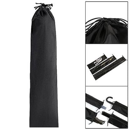Nylon Drawstring Bags Portable Storage Bag Camping Carrier Organizer Carrying Bag Pouch for Hiking Fishing Tent Poles Backpacking Traveling, 21cmx100cm - size: 21cmx100cm
