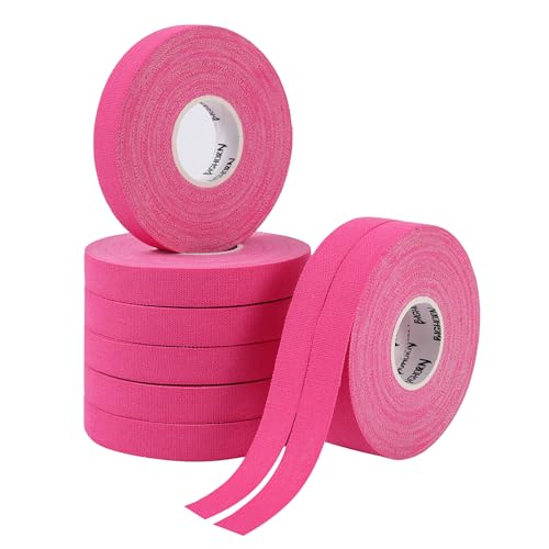 Bighorn Athletics Finger Tape, Female Climber Tin, 0.5"x45ft, 8Rolls, Pink | Climbing tape with retro design tape holder for tension support & bouldering. EZ tear, strong adhesive, residue-free. - color: Pink