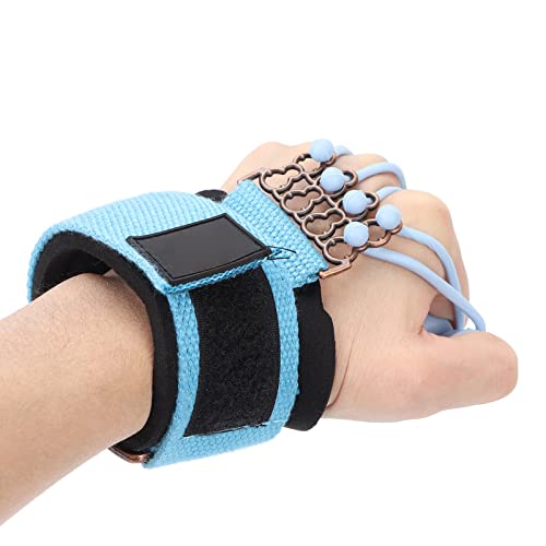 Generic Finger Strengthener, Silicone Finger Exerciser, Adjustable Wrist Strap Strengthener with 6 Resistance Levels, Ideal for Flexion Extension Training & Rock Climbing - size: 40lb