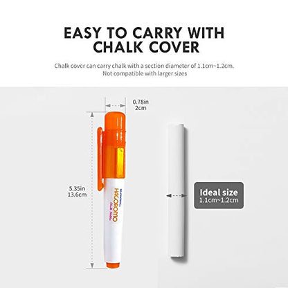 Hagoromo Chalk Holder with Magnet Attached [Orange Cap and Chalk] - color: Orange, style: Cap