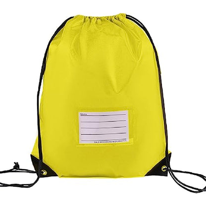 20 Pcs Drawstring Bags,Bulk Draw String Backpack, DIY Gym Sports Cinch Bag Sackpack for Women Men, Yellow - color: Yellow